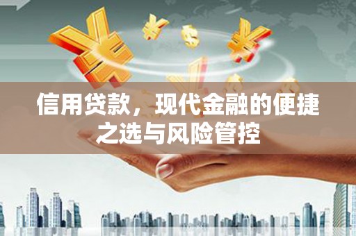 韩城信用贷款，现代金融的便捷之选与风险管控