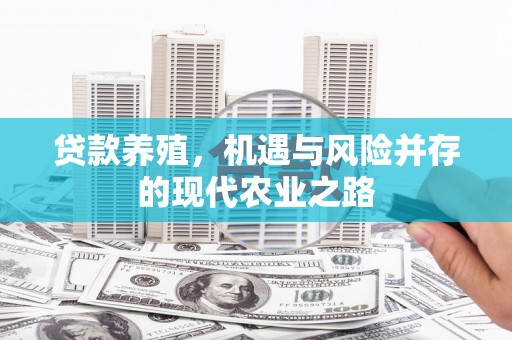 韩城贷款养殖，机遇与风险并存的现代农业之路