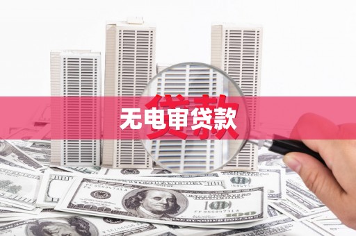 韩城无电审贷款