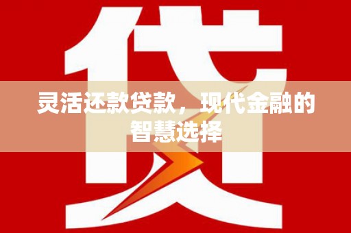 韩城灵活还款贷款，现代金融的智慧选择