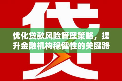 韩城优化贷款风险管理策略，提升金融机构稳健性的关键路径