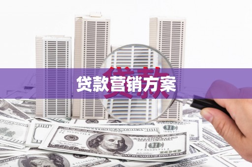 韩城贷款营销方案