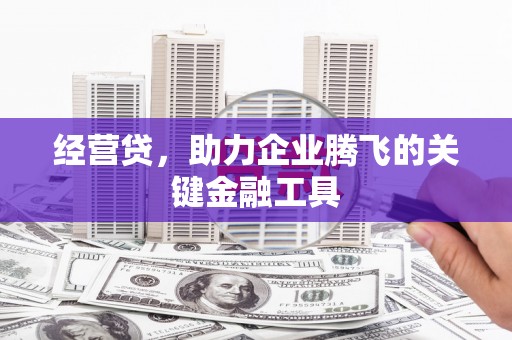韩城经营贷，助力企业腾飞的关键金融工具