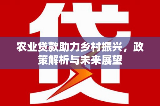 韩城农业贷款助力乡村振兴，政策解析与未来展望
