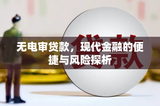 韩城无电审贷款，现代金融的便捷与风险探析