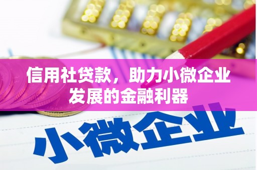 韩城信用社贷款，助力小微企业发展的金融利器