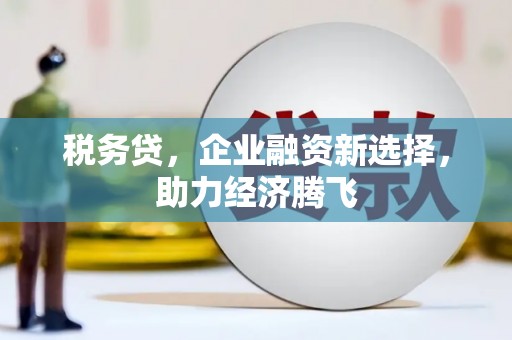 韩城税务贷，企业融资新选择，助力经济腾飞