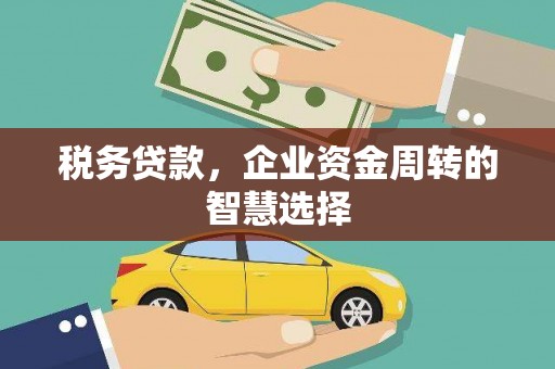 韩城税务贷款，企业资金周转的智慧选择