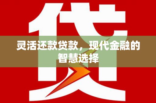 韩城灵活还款贷款，现代金融的智慧选择
