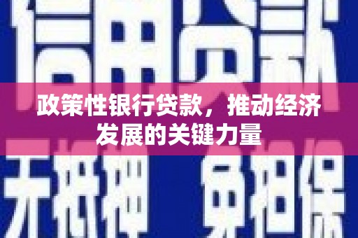 韩城政策性银行贷款，推动经济发展的关键力量