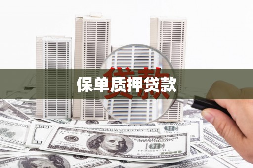 韩城保单质押贷款