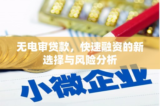 韩城无电审贷款，快速融资的新选择与风险分析