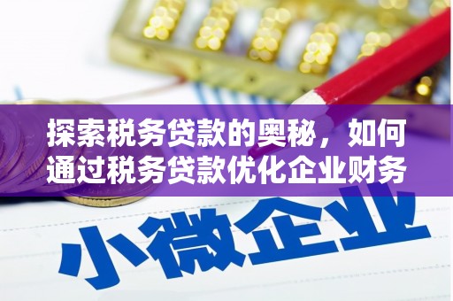 韩城探索税务贷款的奥秘，如何通过税务贷款优化企业财务