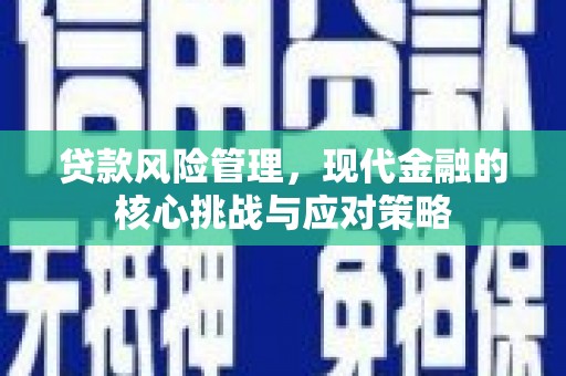 韩城贷款风险管理，现代金融的核心挑战与应对策略