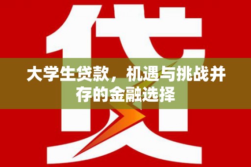 韩城大学生贷款，机遇与挑战并存的金融选择