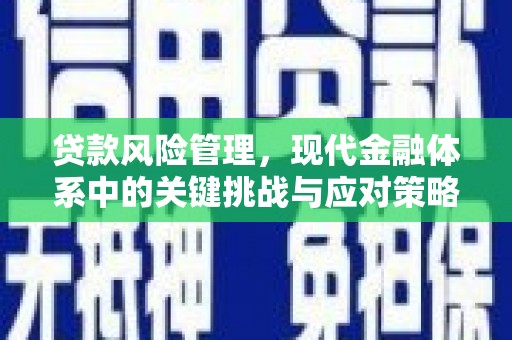 韩城贷款风险管理，现代金融体系中的关键挑战与应对策略