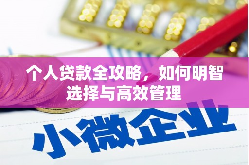 韩城个人贷款全攻略，如何明智选择与高效管理